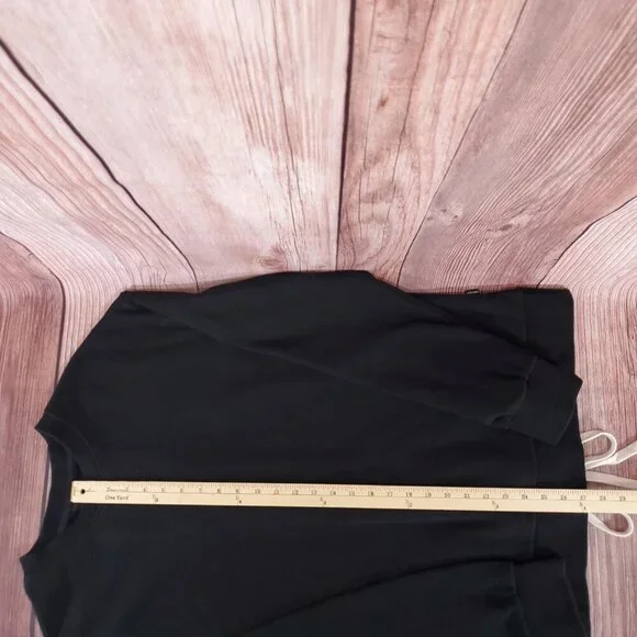 *READ* DBYDGNAK Unisex Size Large Black Back Lace Up Sweatshirt - Picture 16 of 16